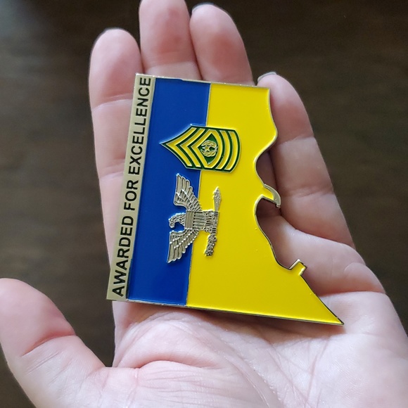 🌲 74th Troop Command Challenge Coin - Picture 3 of 3